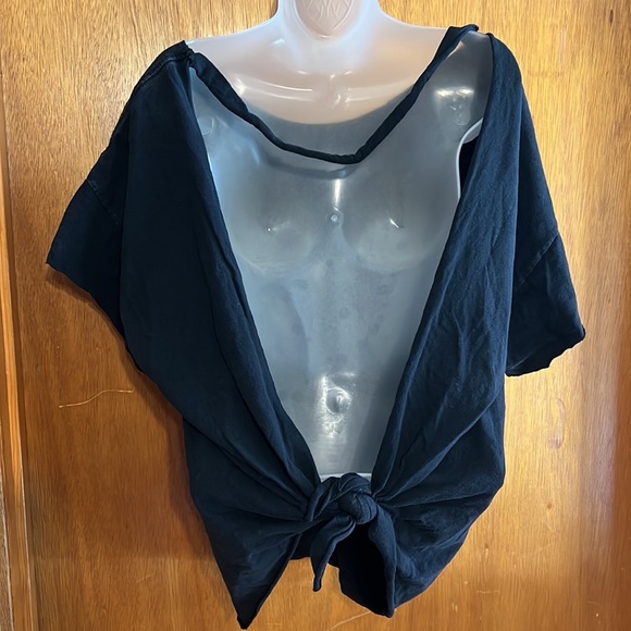 Black American Horror Story Open Back DIY Baggy T-Shirt L/XL - Picture 4 of 8